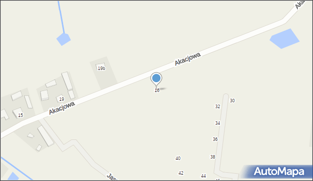 Sierzchów, Akacjowa, 16, mapa Sierzchów