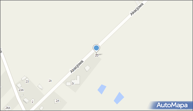 Sierzchów, Akacjowa, 2D, mapa Sierzchów