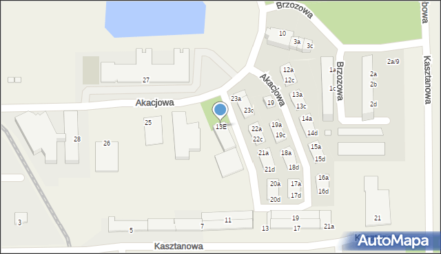 Skarbimierz-Osiedle, Akacjowa, 13E, mapa Skarbimierz-Osiedle