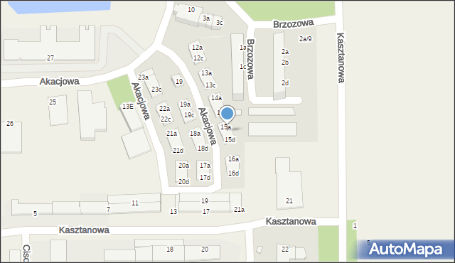 Skarbimierz-Osiedle, Akacjowa, 15b, mapa Skarbimierz-Osiedle