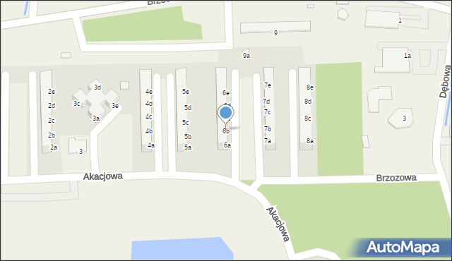 Skarbimierz-Osiedle, Akacjowa, 6b, mapa Skarbimierz-Osiedle