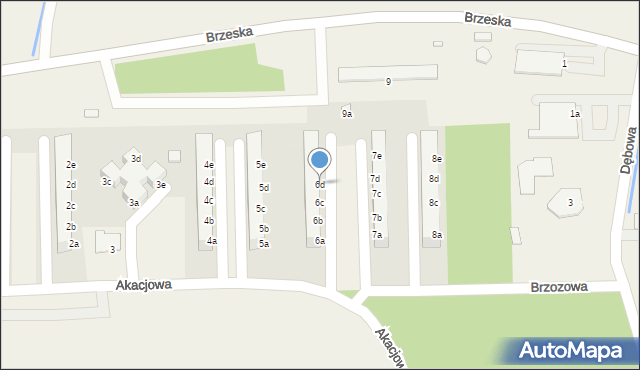 Skarbimierz-Osiedle, Akacjowa, 6d, mapa Skarbimierz-Osiedle