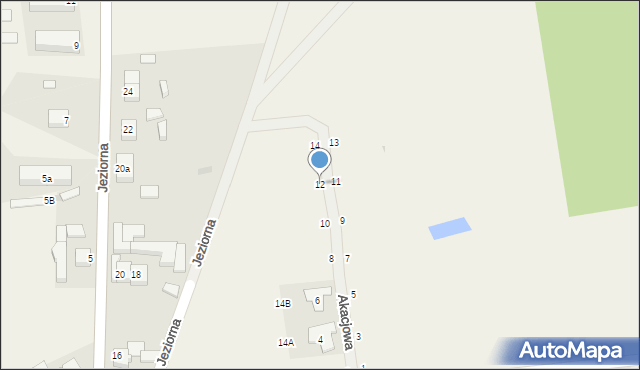 Smołdzino, Akacjowa, 12, mapa Smołdzino