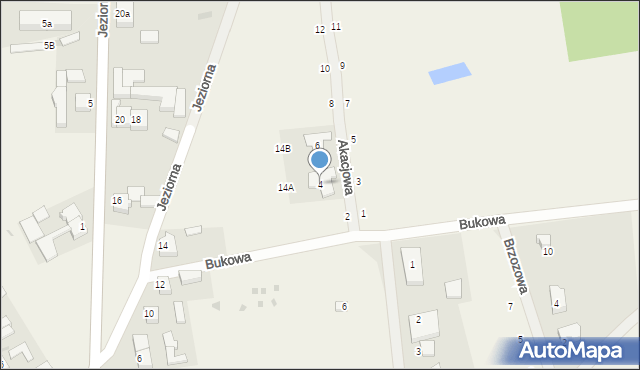 Smołdzino, Akacjowa, 4, mapa Smołdzino