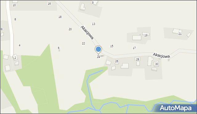 Staszkówka, Akacjowa, 24, mapa Staszkówka