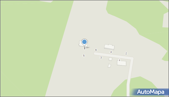 Szczecin, Aksamitna, 8, mapa Szczecina