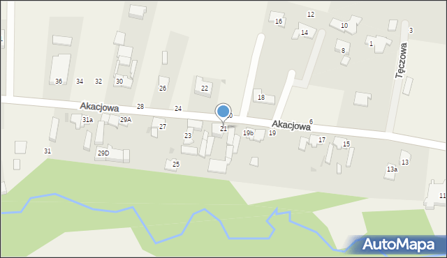 Włynkówko, Akacjowa, 21, mapa Włynkówko