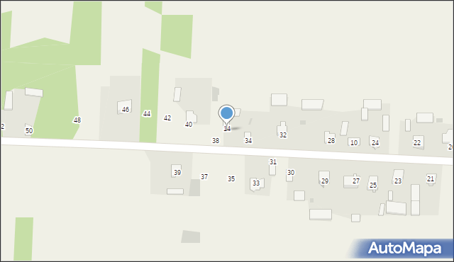 Albertów, Albertów, 36, mapa Albertów