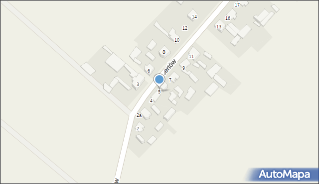 Albertów, Albertów, 5, mapa Albertów