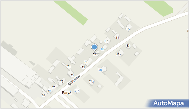 Albertów, Albertów, 79, mapa Albertów