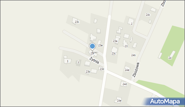 Albertów, Albertów, 23f, mapa Albertów