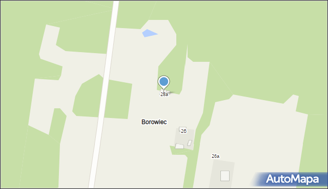 Albertów, Albertów, 28a, mapa Albertów