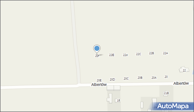 Albertów, Albertów, 22f, mapa Albertów