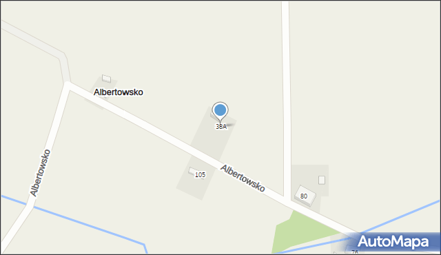 Albertowsko, Albertowsko, 38A, mapa Albertowsko