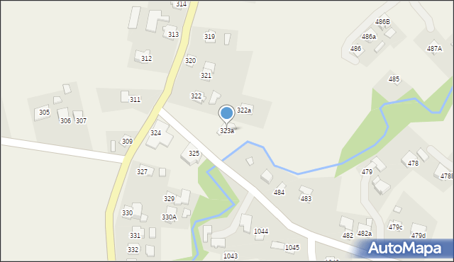 Albigowa, Albigowa, 323a, mapa Albigowa