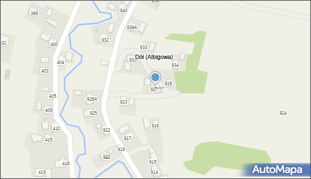 Albigowa, Albigowa, 929, mapa Albigowa