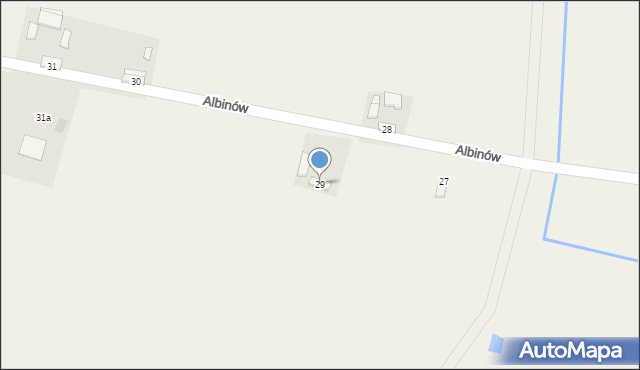 Albinów, Albinów, 29, mapa Albinów