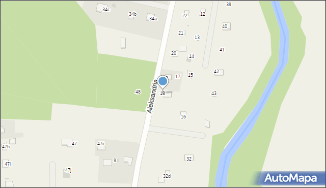 Aleksandria, Aleksandria, 18, mapa Aleksandria