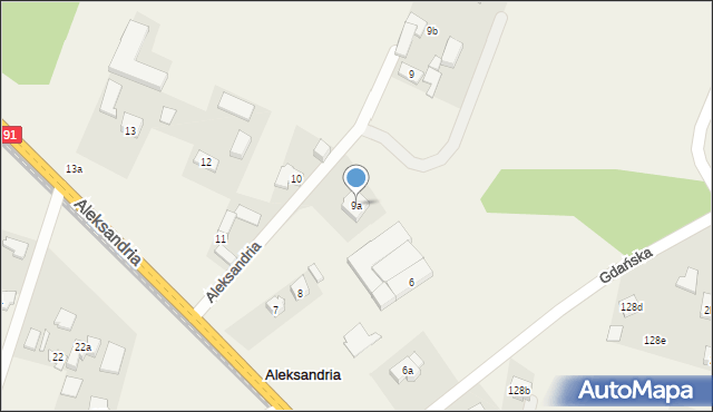 Aleksandria, Aleksandria, 9a, mapa Aleksandria