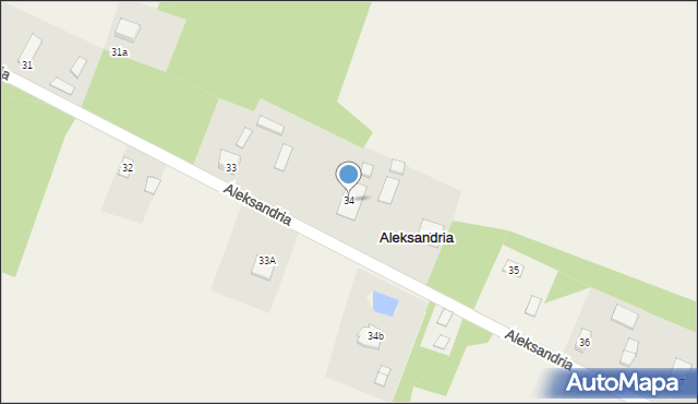 Aleksandria, Aleksandria, 34, mapa Aleksandria