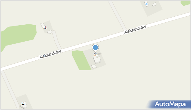 Aleksandrów, Aleksandrów, 7A, mapa Aleksandrów