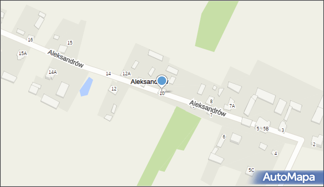 Aleksandrów, Aleksandrów, 10, mapa Aleksandrów