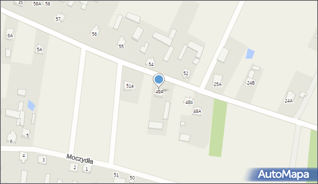 Aleksandrów, Aleksandrów, 49A, mapa Aleksandrów