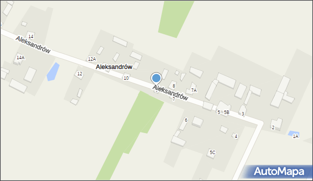 Aleksandrów, Aleksandrów, 9, mapa Aleksandrów