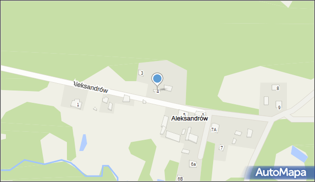 Aleksandrów, Aleksandrów, 4, mapa Aleksandrów