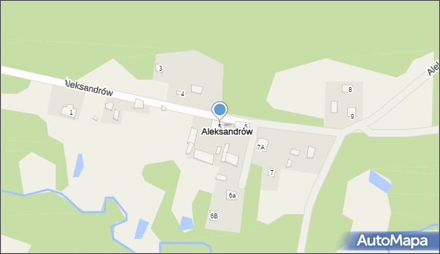 Aleksandrów, Aleksandrów, 5, mapa Aleksandrów