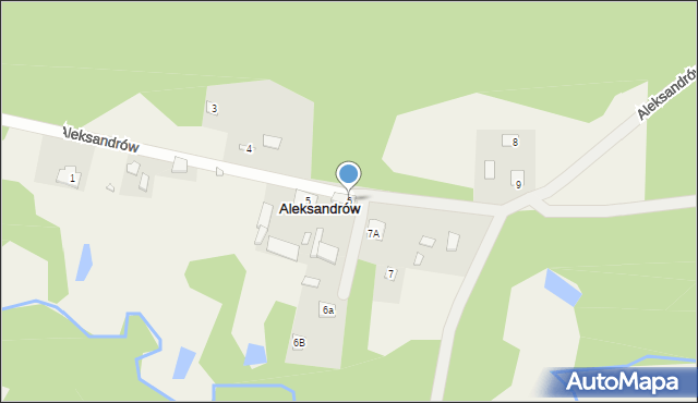 Aleksandrów, Aleksandrów, 6, mapa Aleksandrów