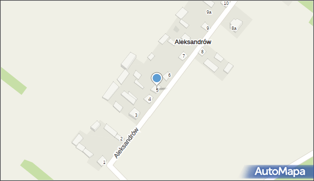 Aleksandrów, Aleksandrów, 5, mapa Aleksandrów