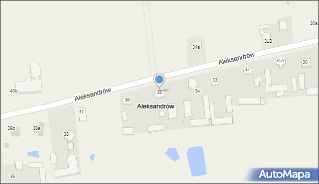 Aleksandrów, Aleksandrów, 35, mapa Aleksandrów