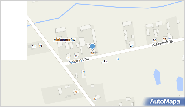 Aleksandrów, Aleksandrów, 28, mapa Aleksandrów