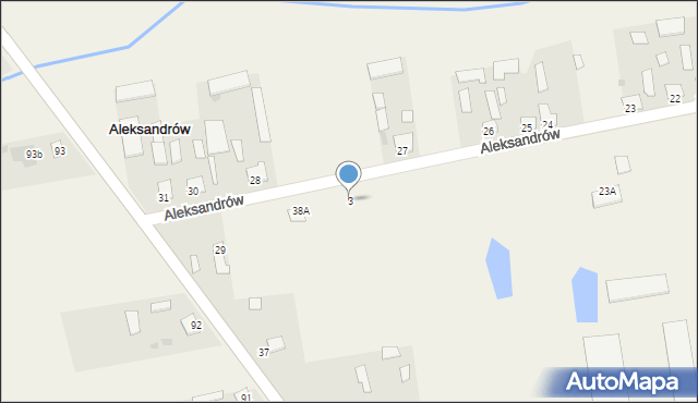 Aleksandrów, Aleksandrów, 3, mapa Aleksandrów