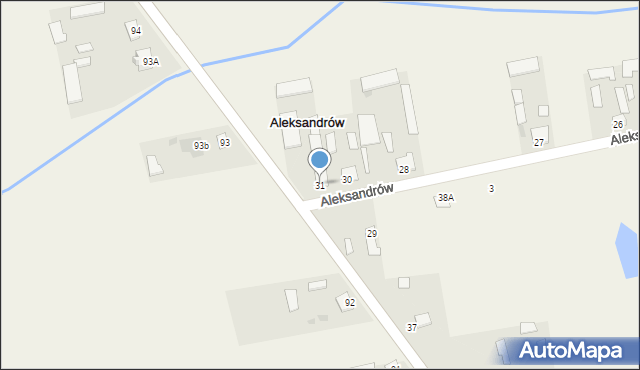 Aleksandrów, Aleksandrów, 31, mapa Aleksandrów