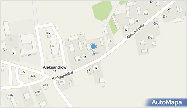 Aleksandrów, Aleksandrów, 35, mapa Aleksandrów