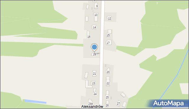 Aleksandrów, Aleksandrów, 19, mapa Aleksandrów