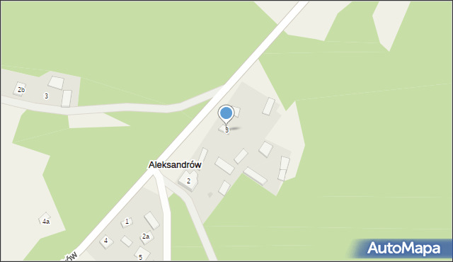 Aleksandrów, Aleksandrów, 3, mapa Aleksandrów