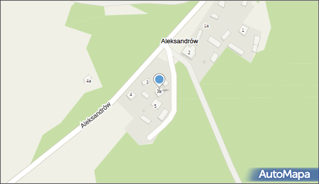 Aleksandrów, Aleksandrów, 3a, mapa Aleksandrów