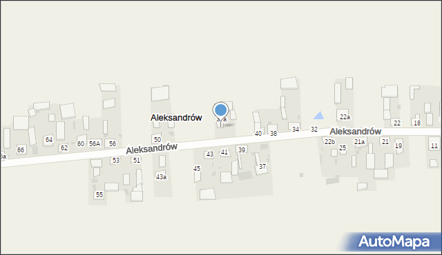 Aleksandrów, Aleksandrów, 44, mapa Aleksandrów