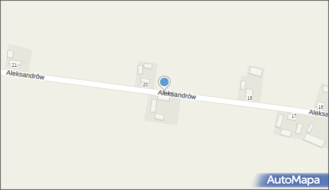 Aleksandrów, Aleksandrów, 19, mapa Aleksandrów