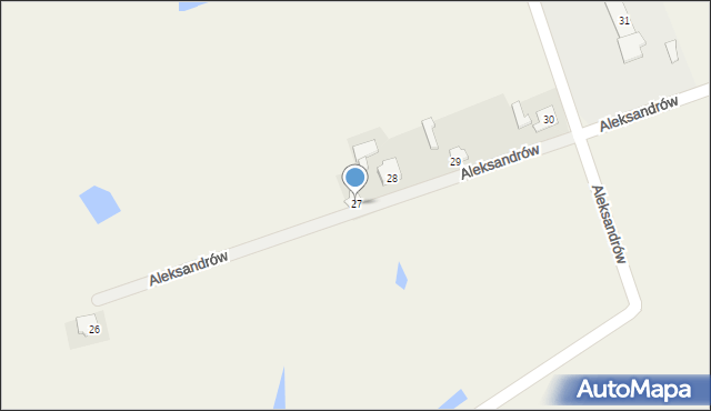 Aleksandrów, Aleksandrów, 27, mapa Aleksandrów