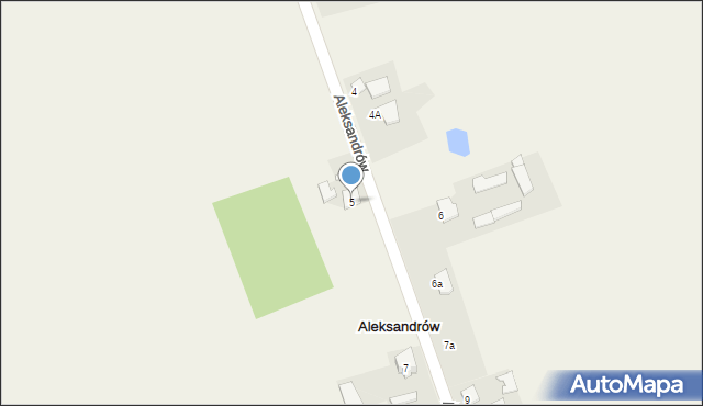 Aleksandrów, Aleksandrów, 5, mapa Aleksandrów