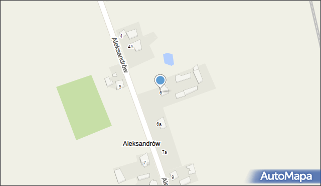 Aleksandrów, Aleksandrów, 6, mapa Aleksandrów