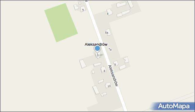 Aleksandrów, Aleksandrów, 7, mapa Aleksandrów