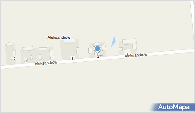 Aleksandrów, Aleksandrów, 2, mapa Aleksandrów