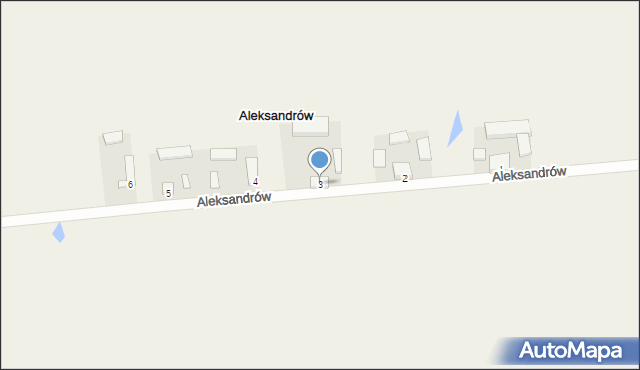 Aleksandrów, Aleksandrów, 3, mapa Aleksandrów