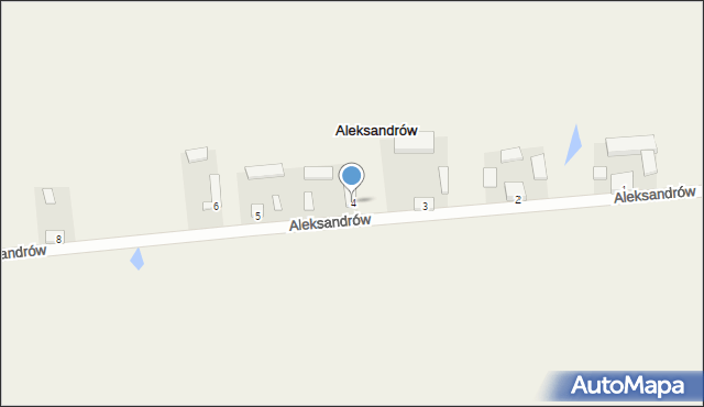 Aleksandrów, Aleksandrów, 4, mapa Aleksandrów