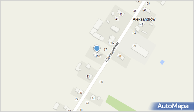 Aleksandrów, Aleksandrów, 35A, mapa Aleksandrów